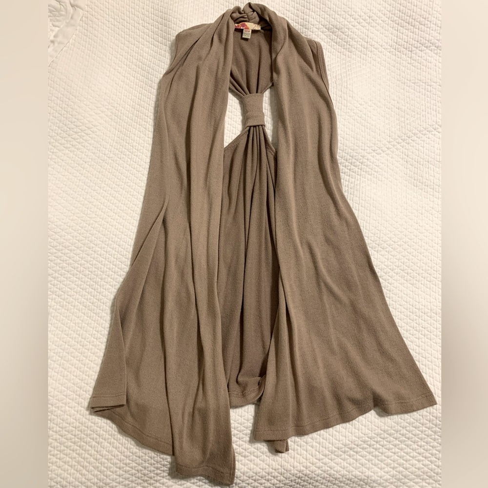 Tan Racerback Vest